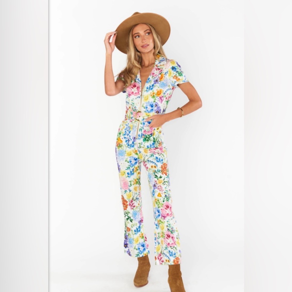 Jacksonville Short Sleeve Cropped Jumpsuit
